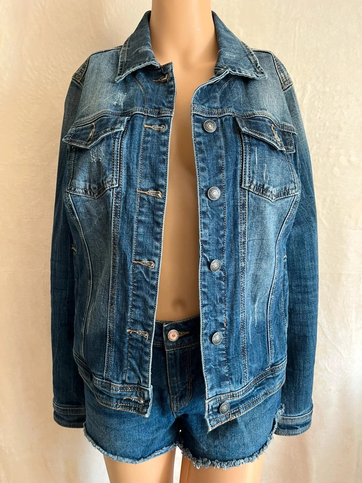 Veste en jean femme oversize ultra tendance 💙